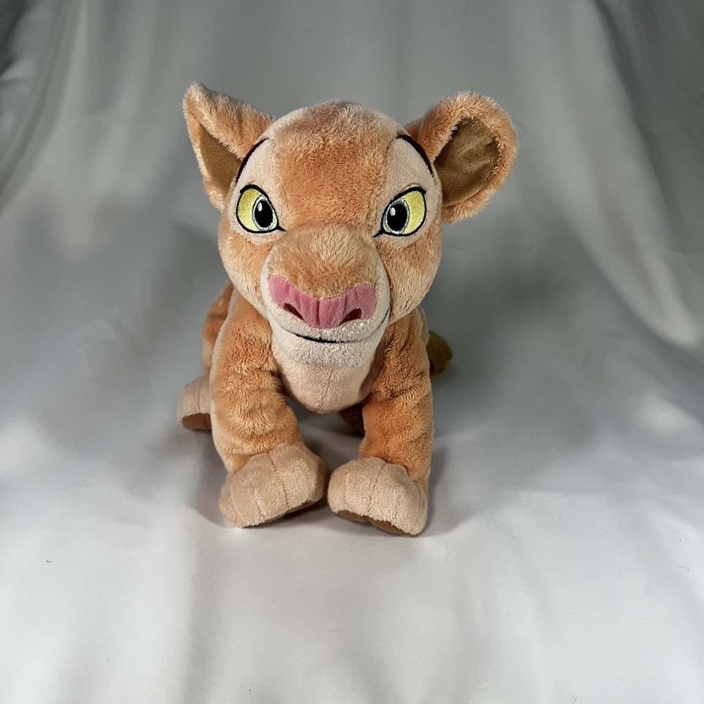 Disney Store Nala Cub Plush Lion King 13 in Gold Foot Stamp